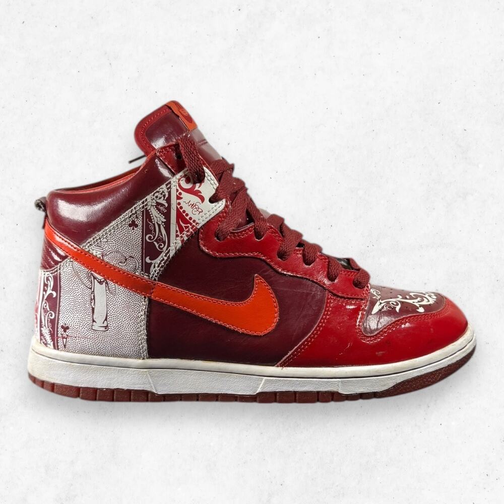 Nike SB Dunk High Dontrelle Willis Collection Royale Red Men Size 8.5 313599-681
